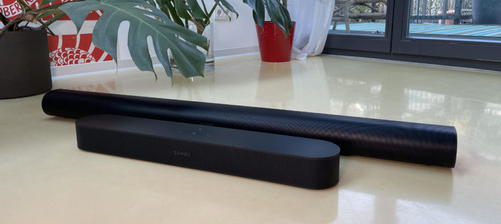 Sonos Arc im Vergleich zur Sonos Beam 2